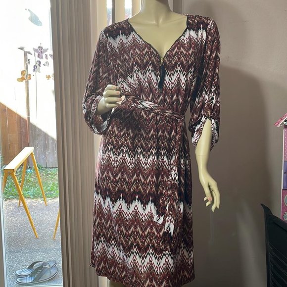 2X GOREGOUS Stretch Dress Fall Colors